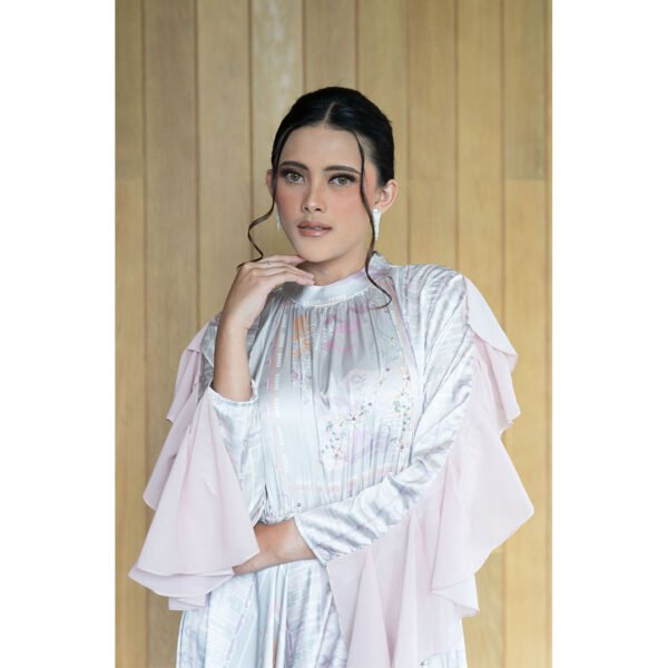 KARIMAKE - Pangrasa Dress Color Snowbound - Gambar 7