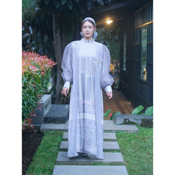 KARIMAKE - KINASIH DRESS COLOR FOSSIL - Gambar 2