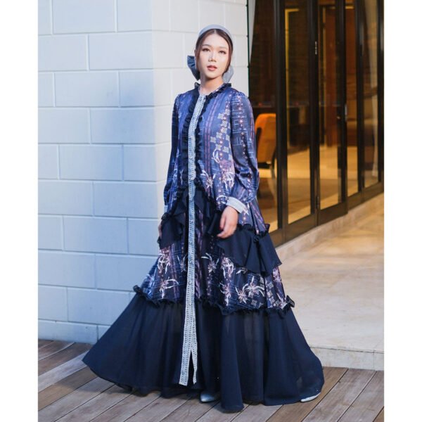 KARIMAKE - MEUPAYONG DRESS COLOR GALAXY - Gambar 2